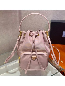 Prada Duet Bucket Shoulder Bag 1BH038 Pink 2021