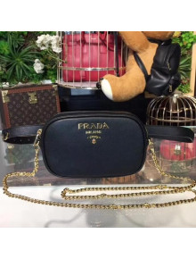 Prada Saffiano Leather Belt bag 1BL007 Black 2018