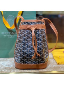 Goyard Petite Flot Bucket Bag Black/Brown 2020