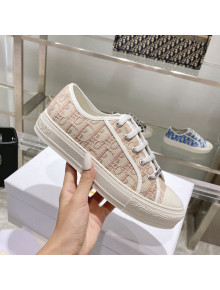 Dior Walk'n'Dior Sneakers in Nude Oblique Embroidered Cotton 2021 111591