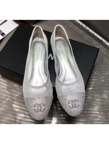 Chanel Mesh Ballerina Silver 2020