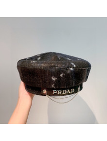 Prada Beret Hat Black 2021 1105118