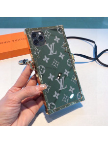 Louis Vuitton Glazed Monogram iPhone Case Green 2021 1105131