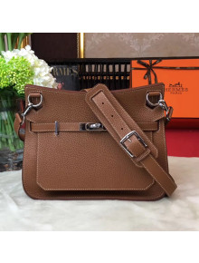 Hermes Jypsiere 28cm/34cm Bag in Original Togo Leather Brown