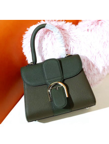 Delvaux Brillant Mini Rodéo in Grained Calfskin Bag Deep Green/Green 2020