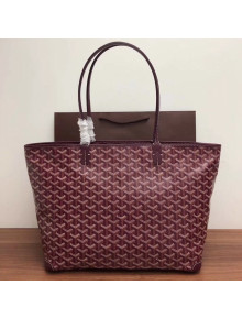 Goyard Artois Tote Bag Burgundy 2019