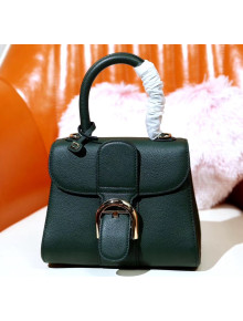 Delvaux Brillant Mini Rodéo in Grained Calfskin Bag Dark Green 2020