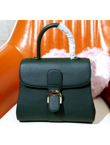 Delvaux Brillant MM Rodéo Grainy Calfskin Bag Atrovirens 2020