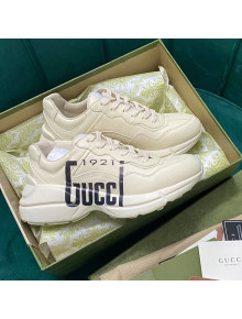 Gucci '1921 Gucci'  Rhyton Leather Sneaker White 2021 01