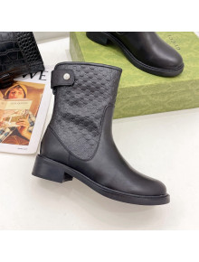 Gucci Leather Ankle Boots 4cm Black 2021 32