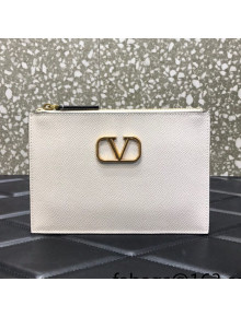 Valentino VLogo Pouch 062 White 2021