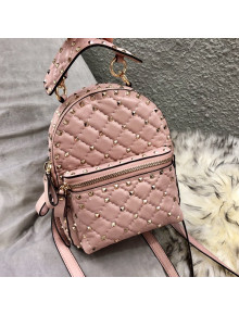 Valentino Rockstud Spike Mini Backpack 1063 Pink 2022