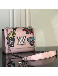 Louis Vuitton Epi Leather Travel Twist MM Bag M52487 Pink 2019