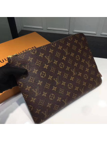 Louis Vuitton Etui Voyage Pouch GM Monogram Canvas Brown Inside