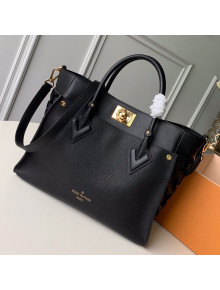 Louis Vuitton Monogram Tufting On My Side Tote Bag M53826 Black 2019