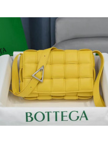 Bottega Veneta Padded Cassette Medium Crossbody Messenger Bag Maize Yellow 2021