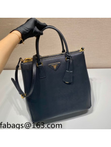 Prada Medium Galleria Saffiano Leather Bag 1BA304 Black 2021