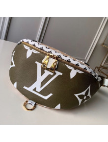 Louis Vuitton Giant Monogram Canvas Bumbag/Belt Bag M44611 Khaki Green 2019