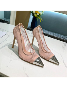 Louis Vuitton Urban Twist Mesh Pump 5.5/10.5cm with Silver Cap Pink 2021