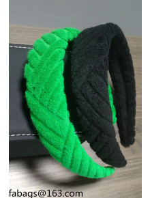 Bottega Veneta Headband Green/Black 2021 110585