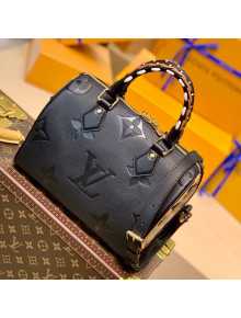 Louis Vuitton Speedy Bandoulière 25 Bag with Leopard Print M58524 Black For 2021 Wild at Heart 