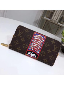 Louis Vuitton Kabuki Monogram Canvas Zippy Wallet M67258 2017