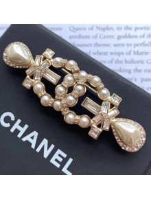 Chanel Pearl CC Brooch AB1653 2019