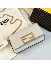 Fendi Leather Wallet on Chain with Pouch/Mini Bag 8521 White 2021