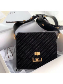 Givenchy 4G Velvet Medium Eden Bag Black 2020