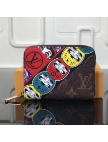 Louis Vuitton Kabuki Monogram Canvas Zippy Coin Purse 2017