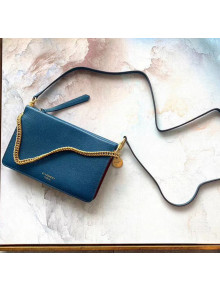 Givenchy Cross 3 Goat Skin Shoulder Bag Blue