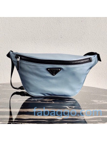 Prada Nylon and Saffiano Leather Belt Bag 2VL033 Blue 2020