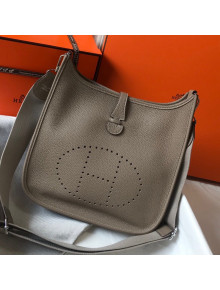 Hermes Evelyne Bag 29cm in Togo Calfskin Dove Grey 2021