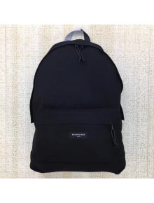 Balenciaga Explorer Cotton Canvas Backpack Black 2017