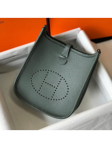 Hermes Evelyne Mini Bag 18cm in Togo Calfskin Almond Green 2021