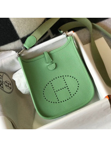 Hermes Evelyne Mini Bag 18cm in Togo Calfskin Avocado Green 2021