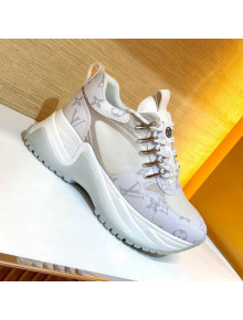 Louis Vuitton Run Away Pulse Sneakers White/Light Gray 2019