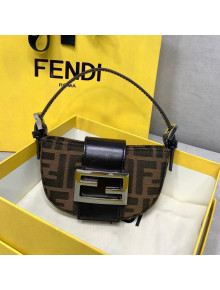 Fendi Vintage Baguette FF Canvas Mini Bag 2021 8321