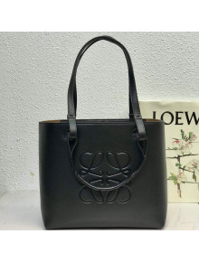 Loewe Anagram Calfskin Tote Bag Black 2021