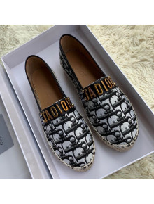 Dior J'Adior Espadrilles in Black Oblique Canvas 2019