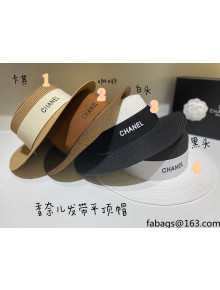 Chanel Straw Wide Brim Hat CHH31419 2022