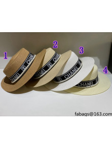 Chanel Straw Wide Brim Hat CHH31505 2022