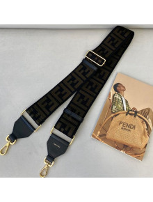 Fendi Strap You Shoulder Strap in Khaki FF Ribbon 2021