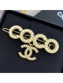 Chanel Pearl Coco Hair Clip 2021