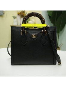 Gucci Diana Leather Small Tote Bag 660195 Black 2021