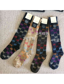 Gucci Medium Socks with Multicolor GG 2019