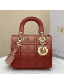 Dior Medium Lady Dior Bag in Light Pink Gradient Cannage Lambskin 2021