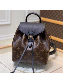 Louis Vuitton Montsouris BB Monogram Canvas Backpack M45516 Black 2021