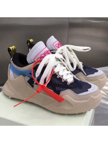 Off-White C/O ODSY-1000  Mesh and Calfskin Sneakers Beige 2019 (For Women and Men)