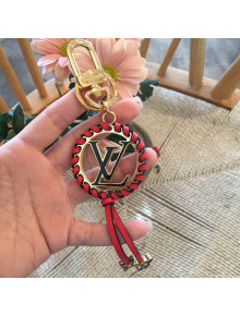 Louis Vuitton Very Bag Charm and Key Holder Red/Gold 2021